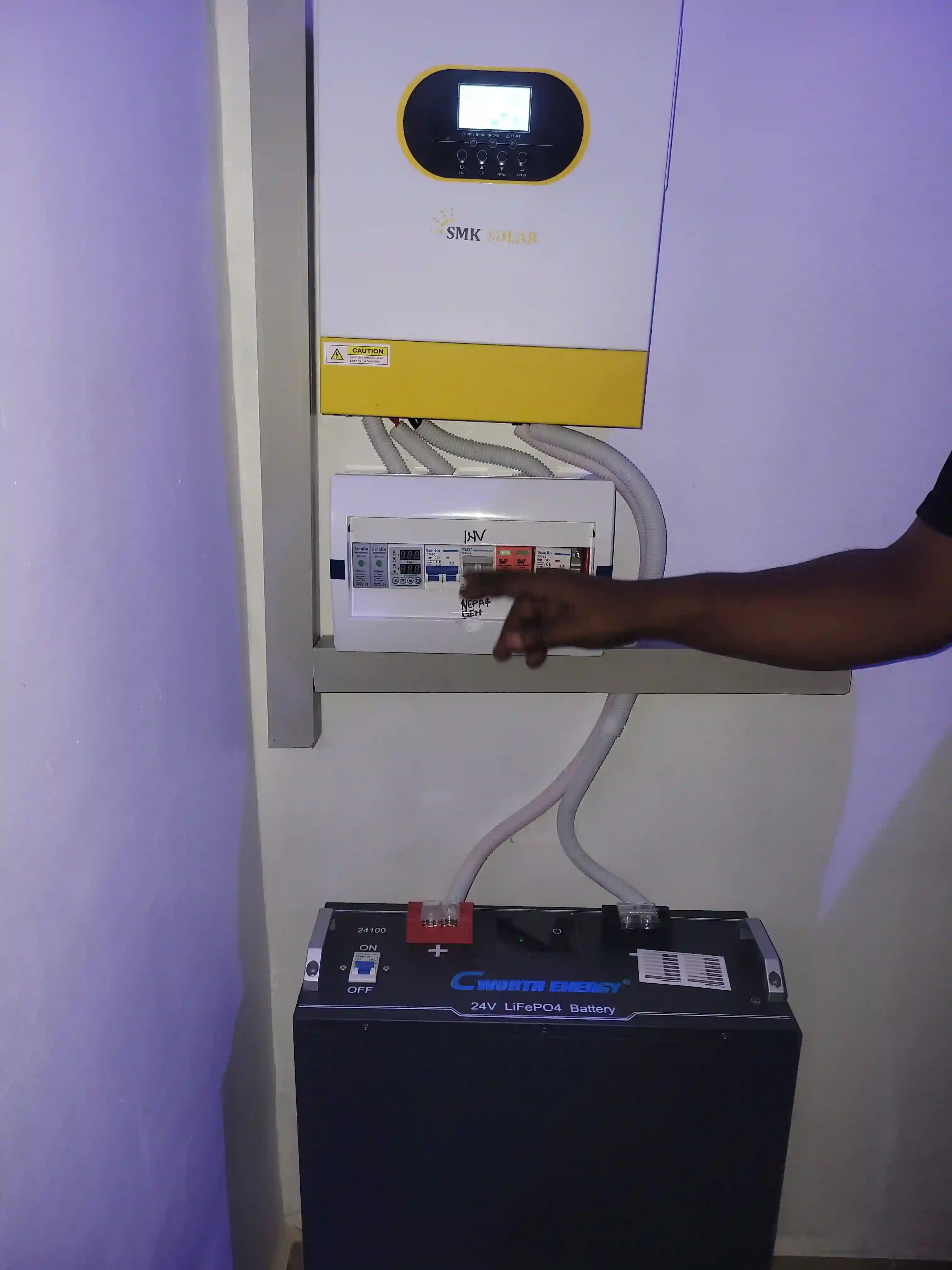 GENEXT technician at work